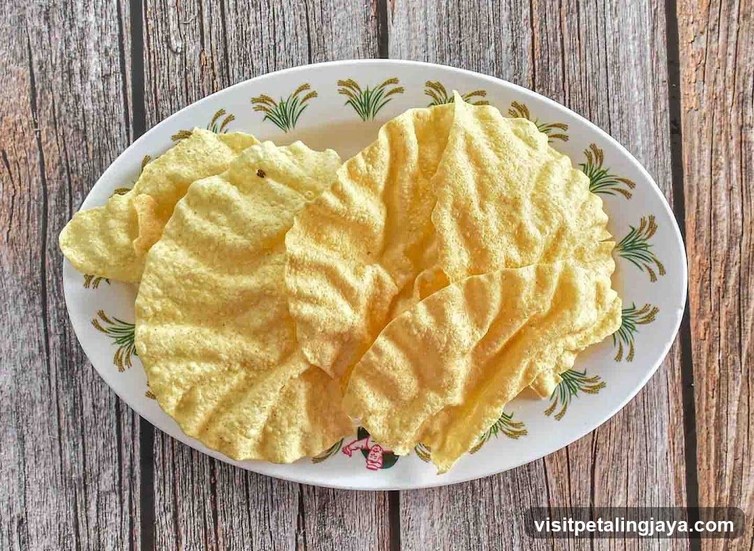 Papadam on a Plate