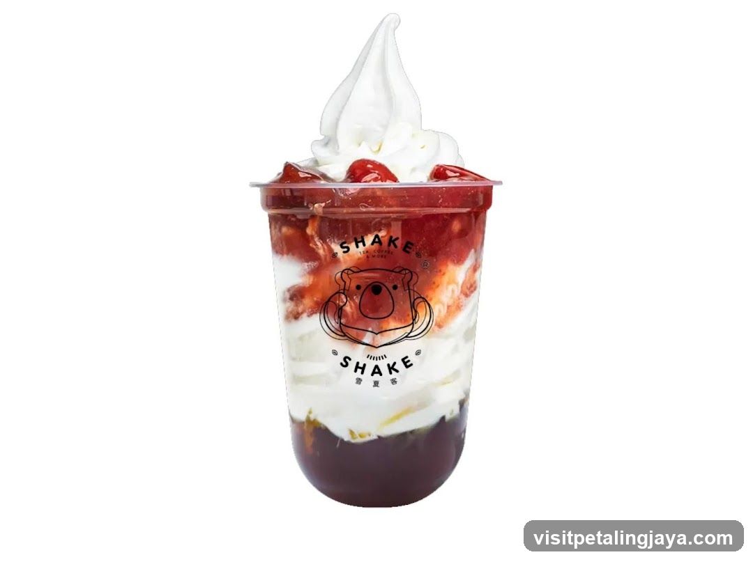 Strawberry Soft Serve Drink