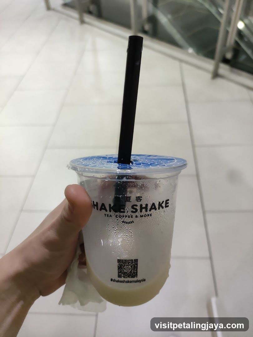 Drink with logo