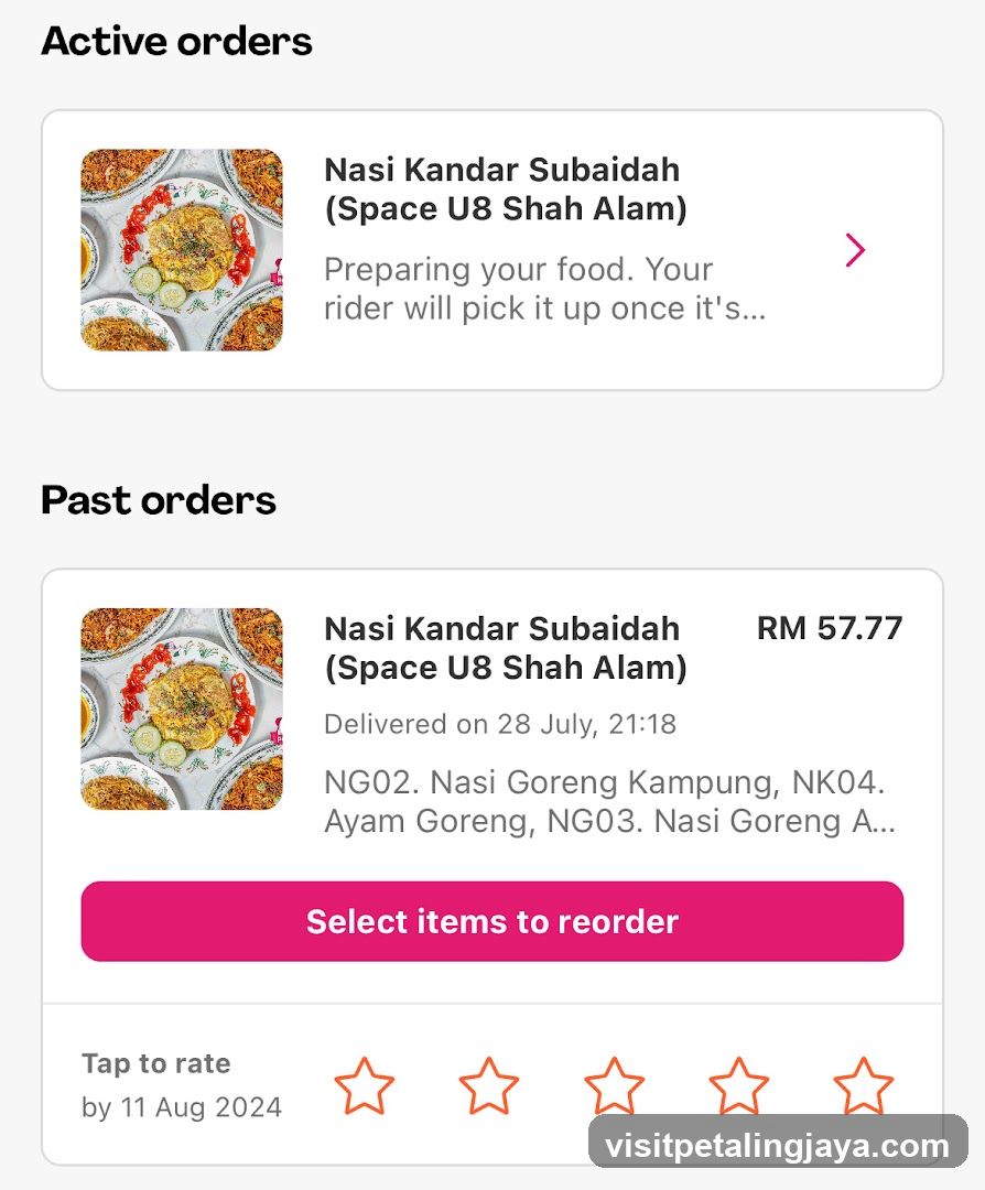 Order History