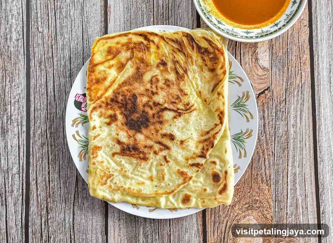 Roti Canai with Curry