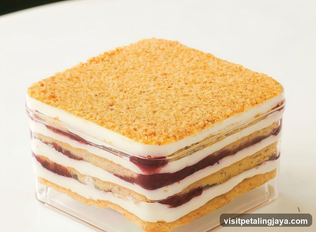 Layered Dessert in a Clear Container