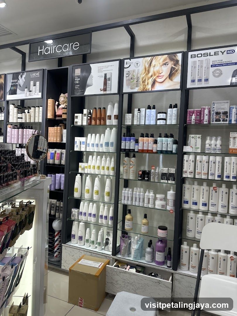 Haircare Products Display