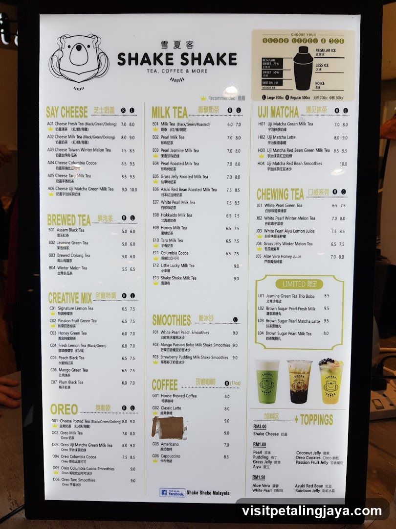 SHAKE SHAKE TEA, COFFEE & MORE