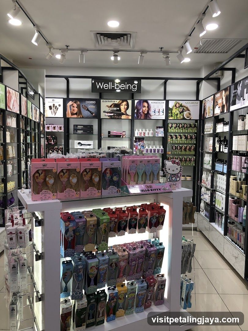 Hair and Beauty Products Display