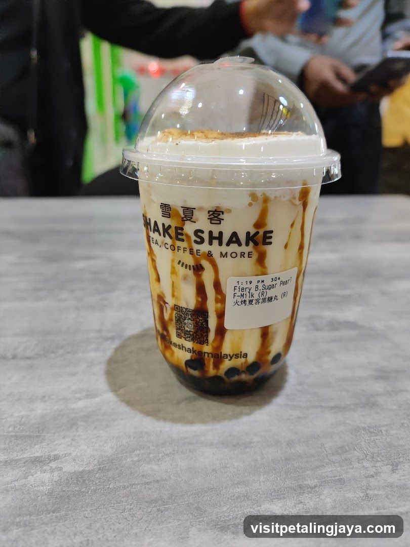 Brown Sugar Boba Drink