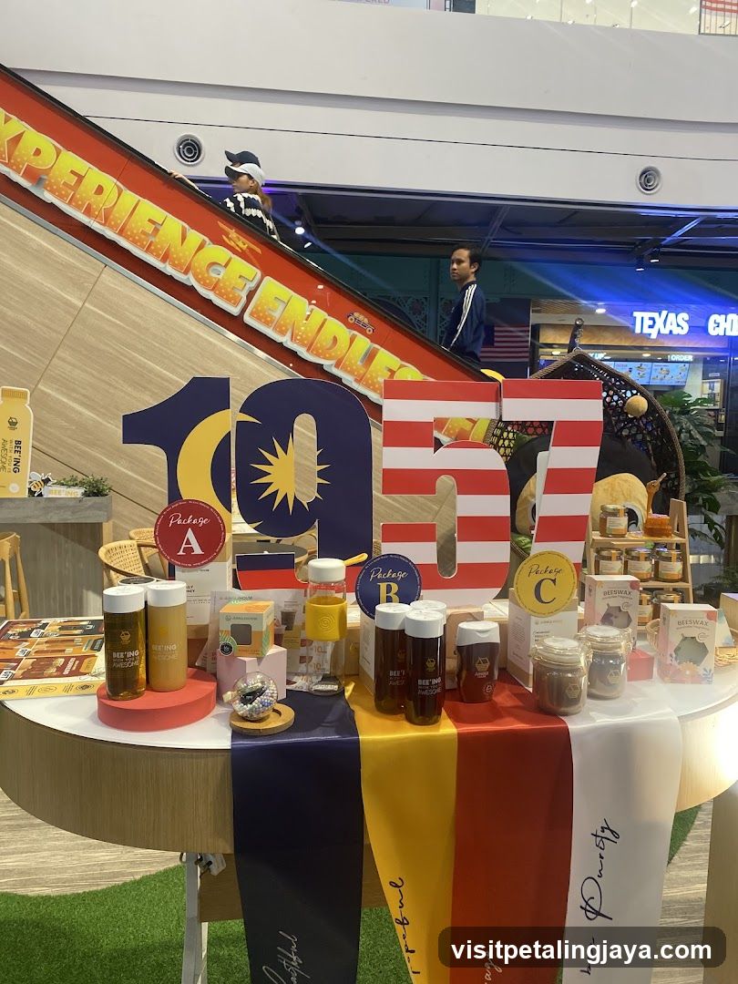 Product Display with Malaysian Theme