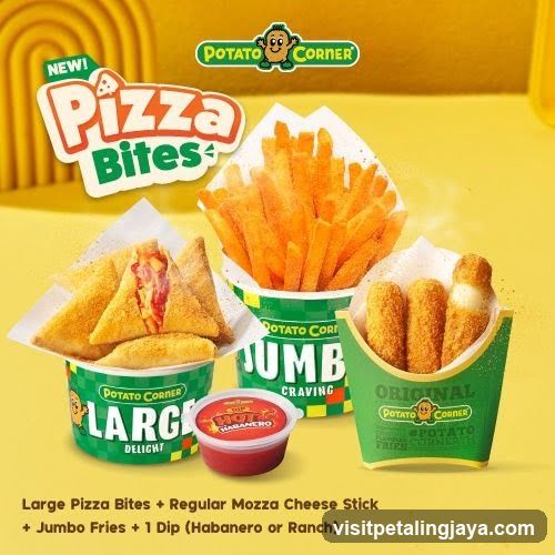 Potato Corner Pizza Bites Combo