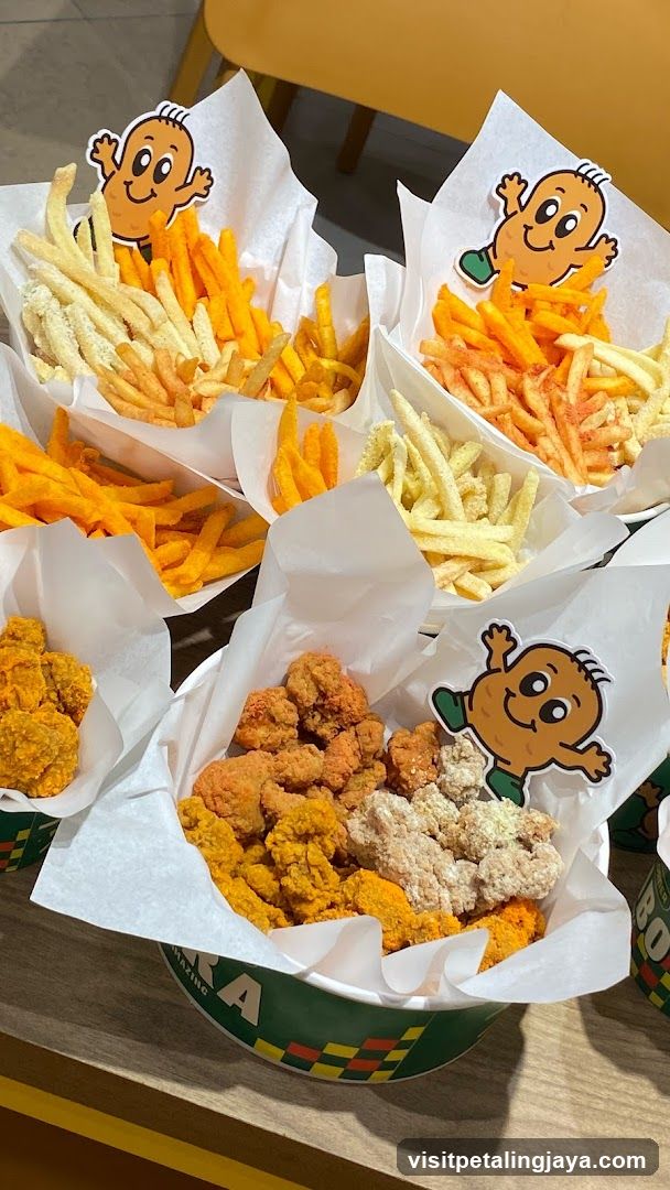 Fried Chicken and Fries