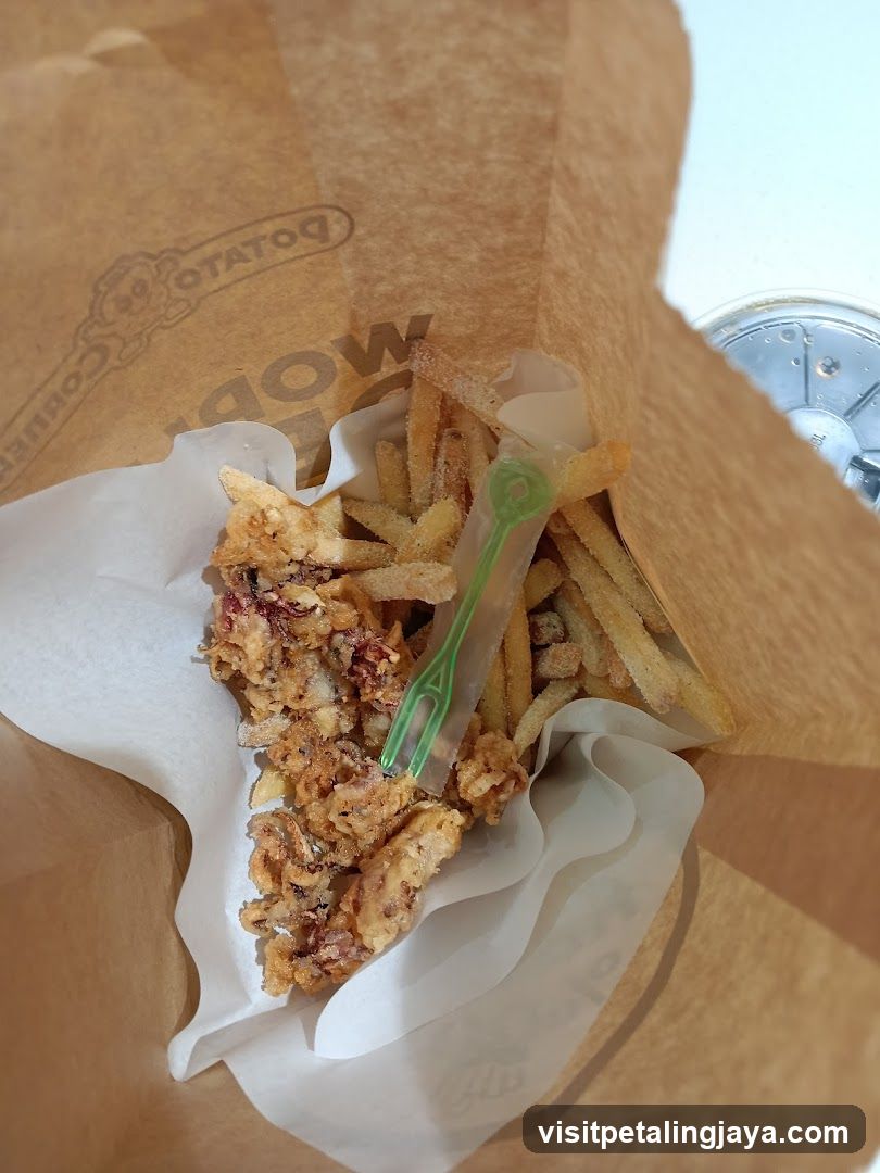 Fried Calamari and Fries