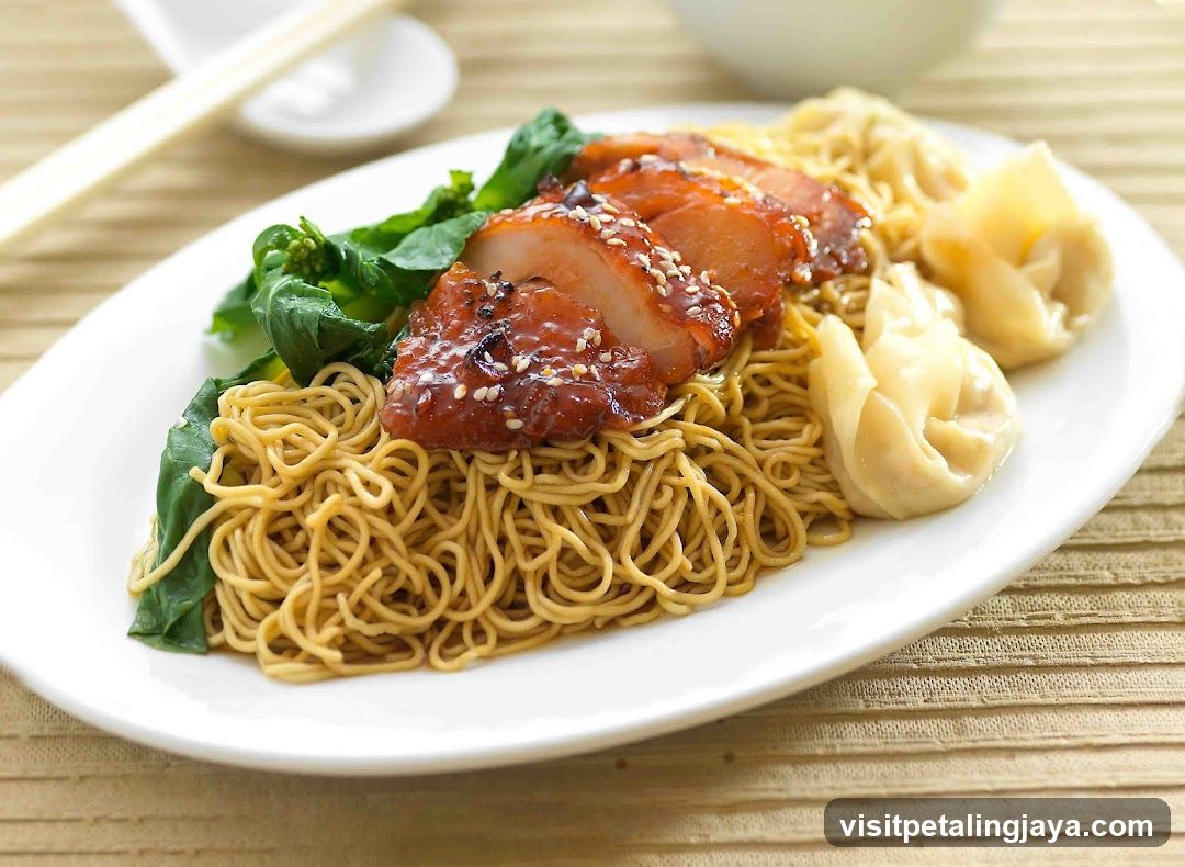 Noodles with Char Siu and Wontons