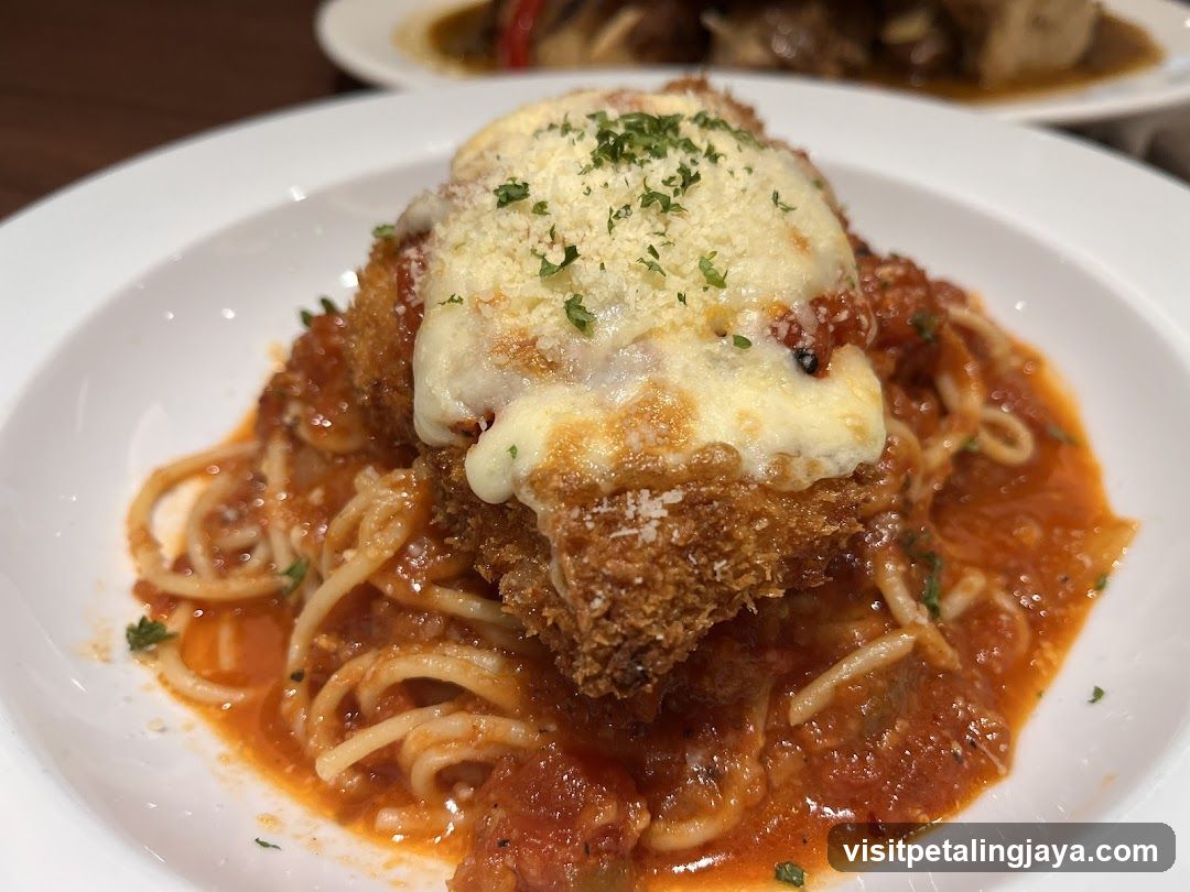 Chicken Parmesan with Spaghetti