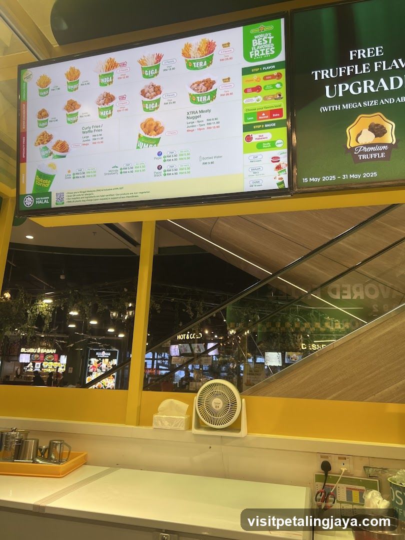 Potato Corner Menu