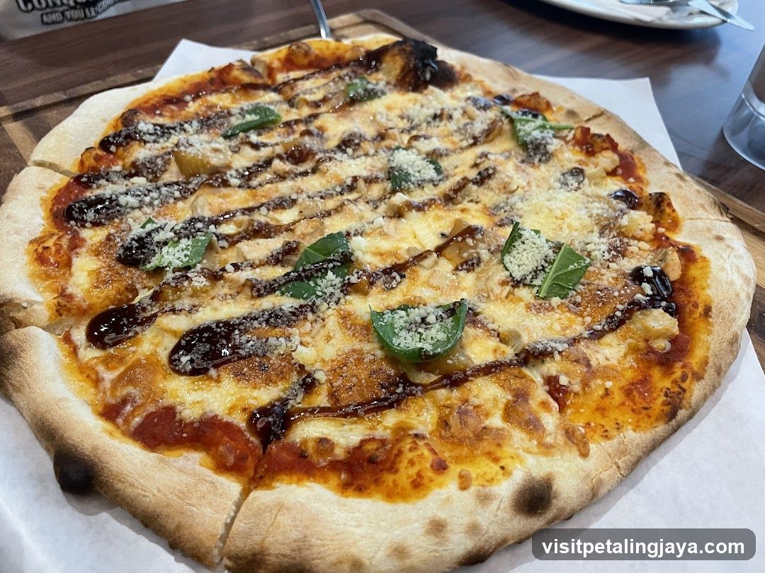 Pizza with Balsamic Glaze
