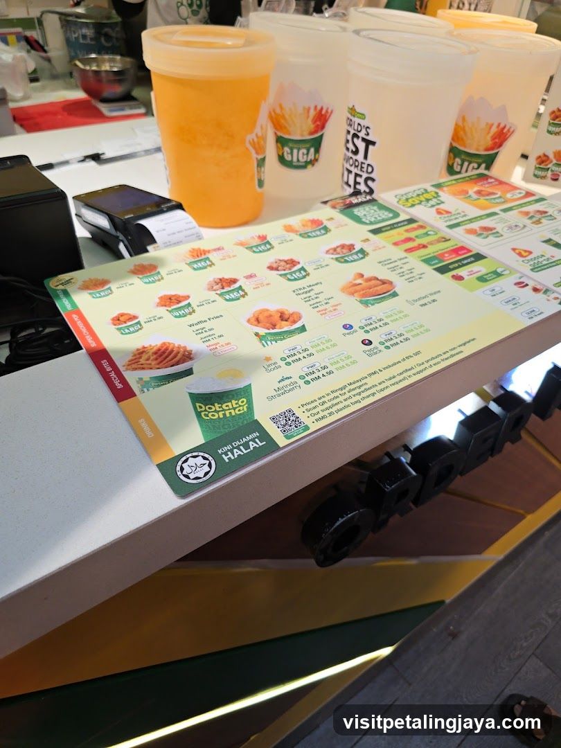 Potato Corner Menu