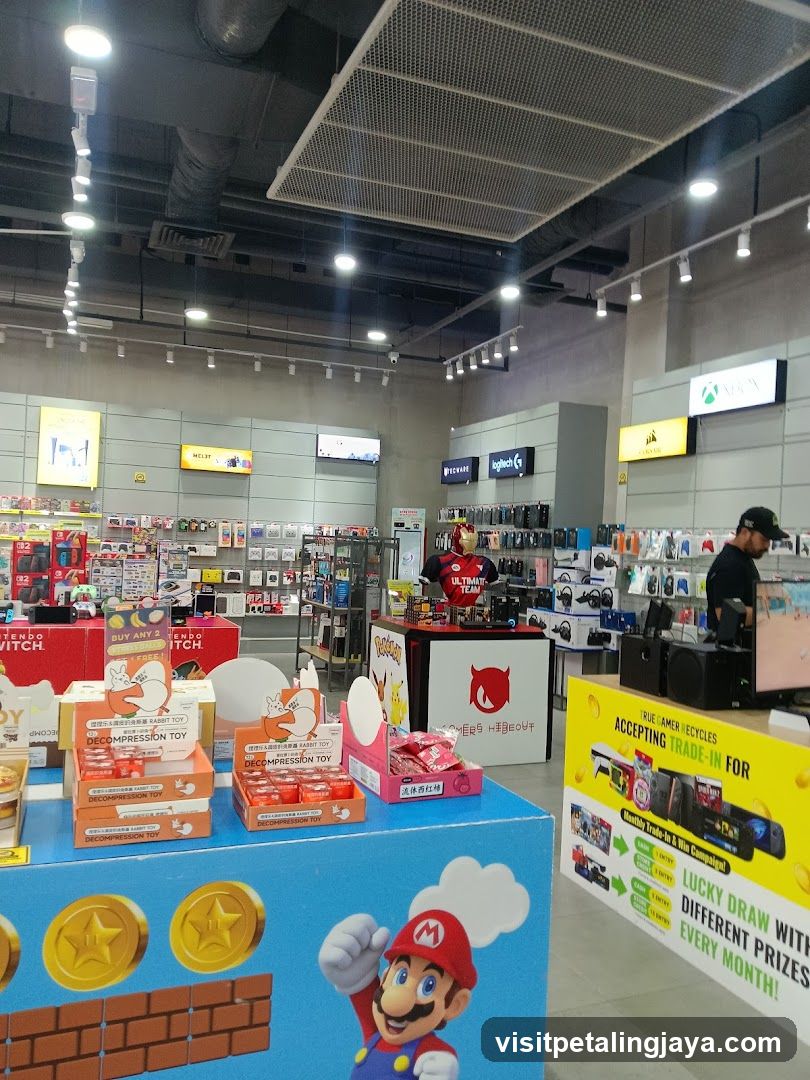 Gaming Store Interior