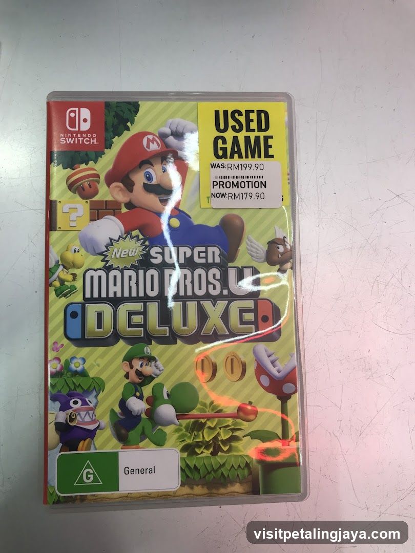 New Super Mario Bros. U Deluxe Game Case