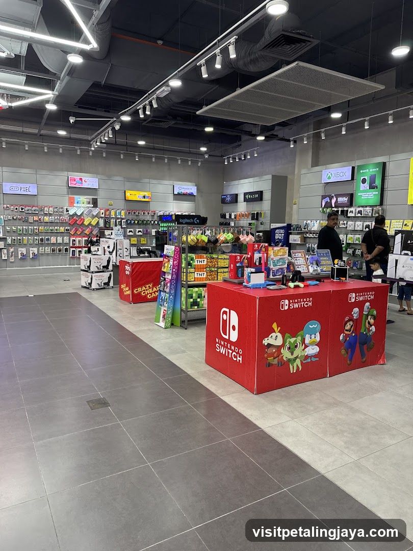 Electronics Store Interior