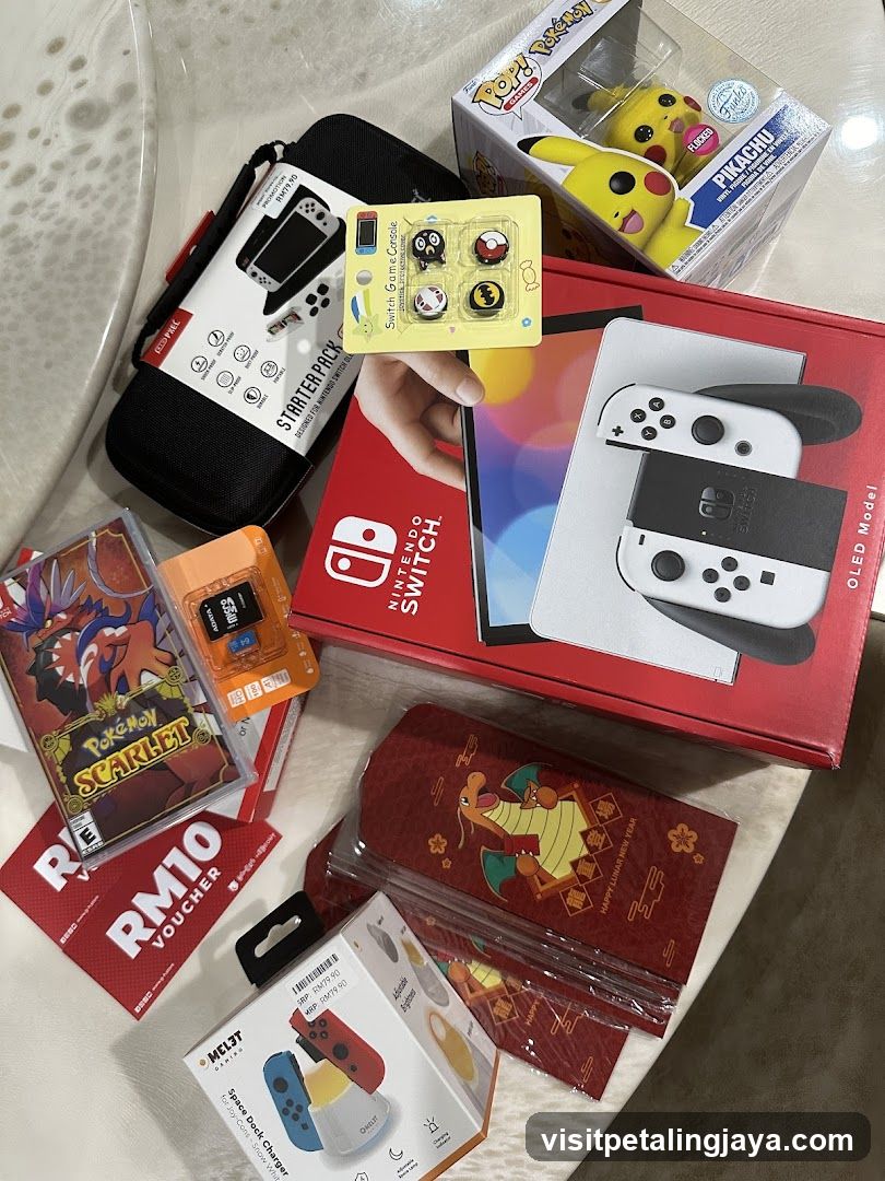 Nintendo Switch and Pokemon Merchandise