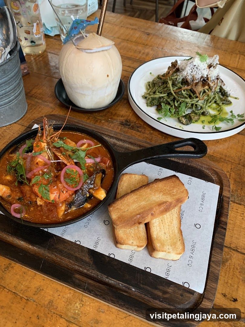 Seafood Dish and Pasta