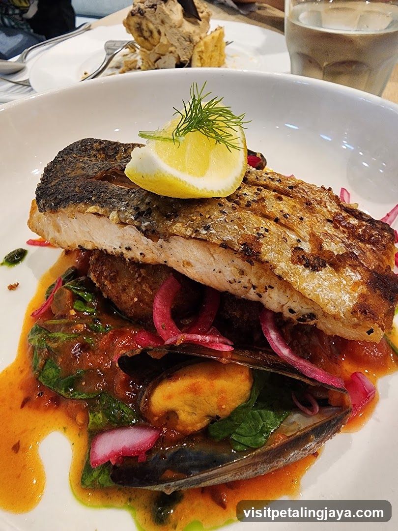 Fish and Mussels Dish