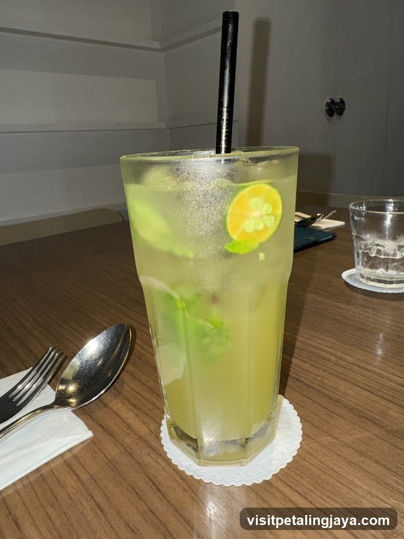 Lime and Mint Drink