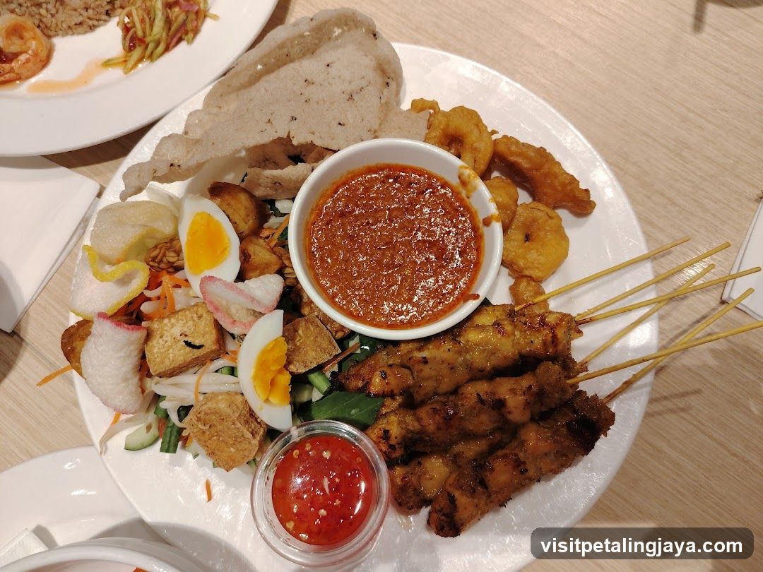 Satay Platter with Peanut Sauce