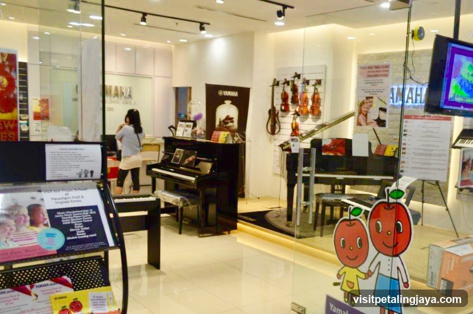 Yamaha Music Store Interior