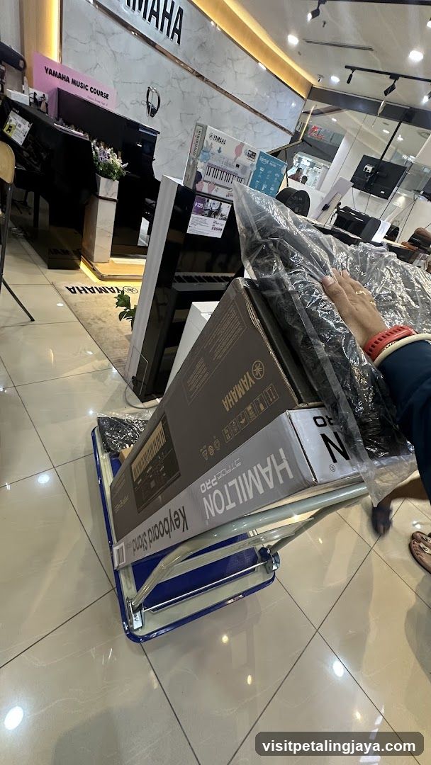 Keyboard Stand in Music Store