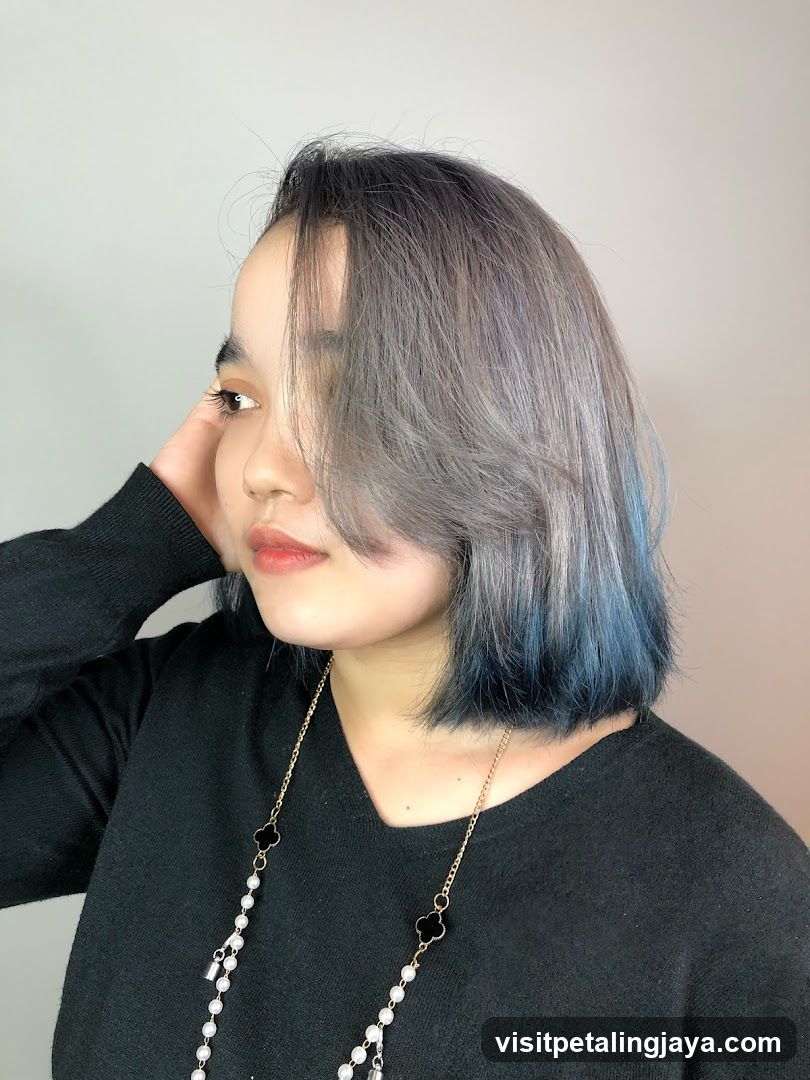 Woman with Ombre Hair