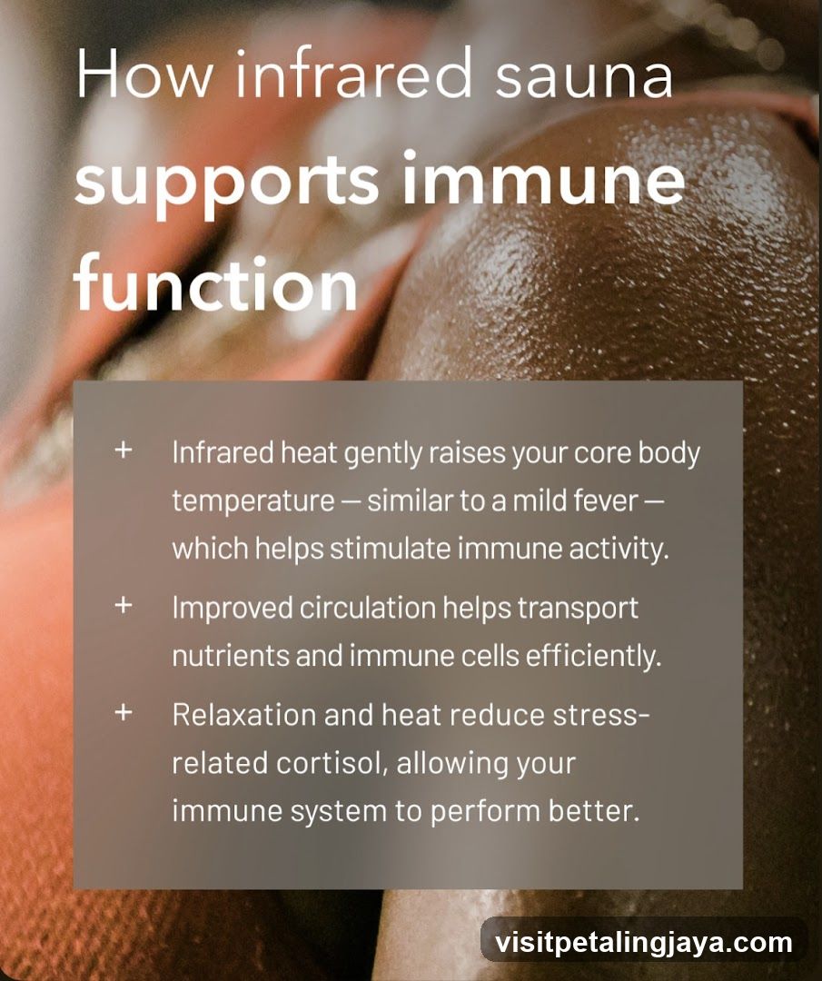 How infrared sauna supports immune function