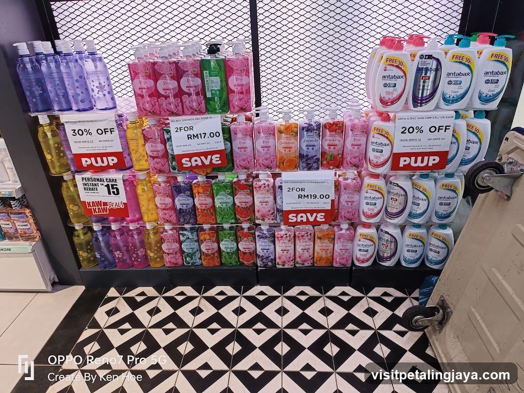 Body Wash and Hand Soap Display