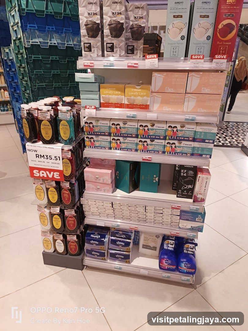 Health and Beauty Products Display