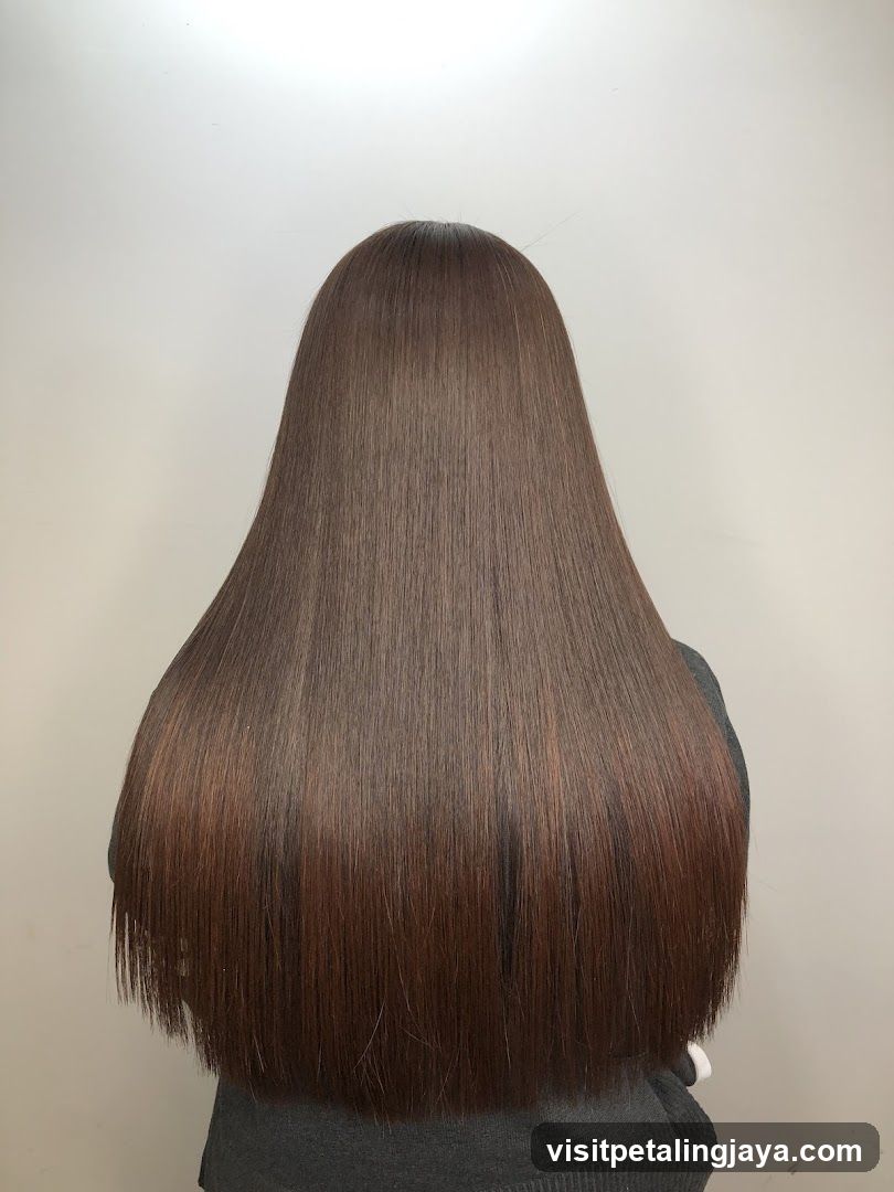 Long, Straight Brown Hair