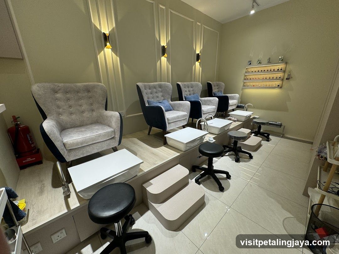 Nail Salon Pedicure Area