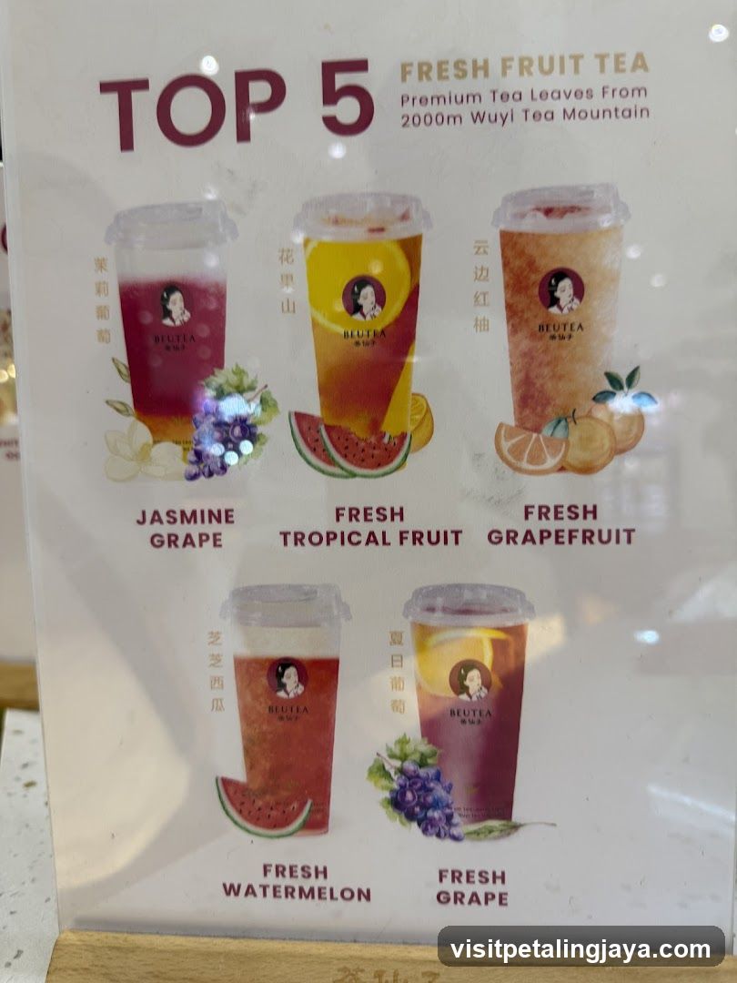 TOP 5 FRESH FRUIT TEA