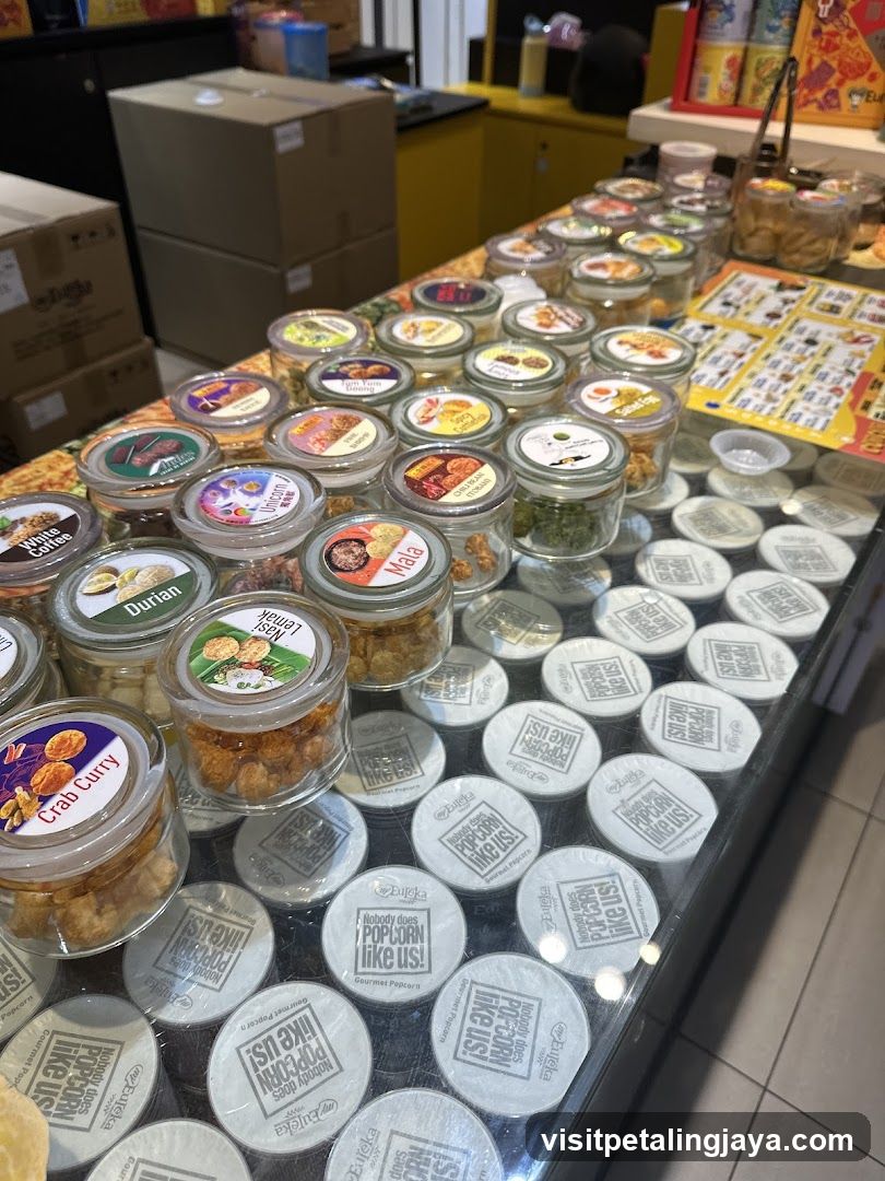 Gourmet Popcorn Display