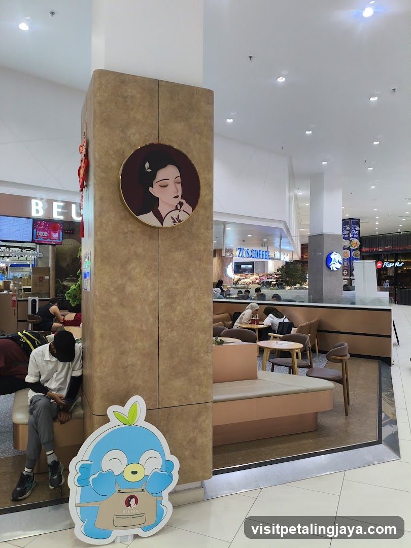 Cafe Interior with Branding