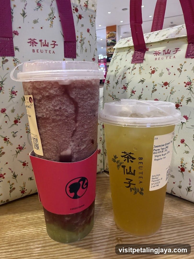 Two drinks from Beutea