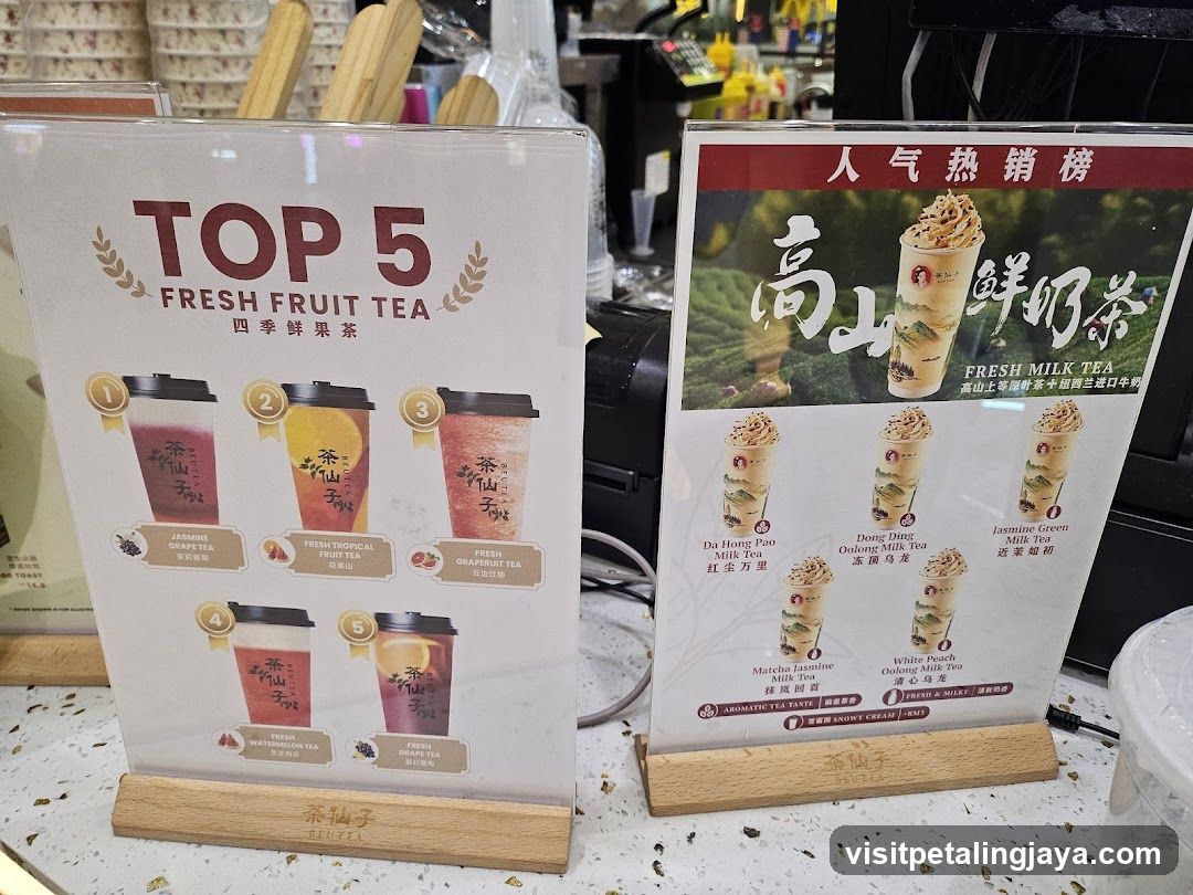 Top 5 Fresh Fruit Tea & Popular Milk Tea