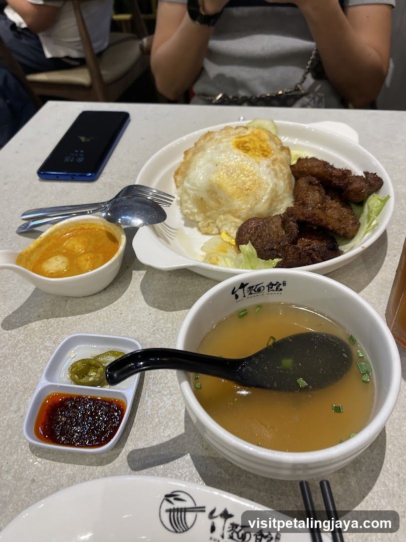 Meal with Soup and Sides