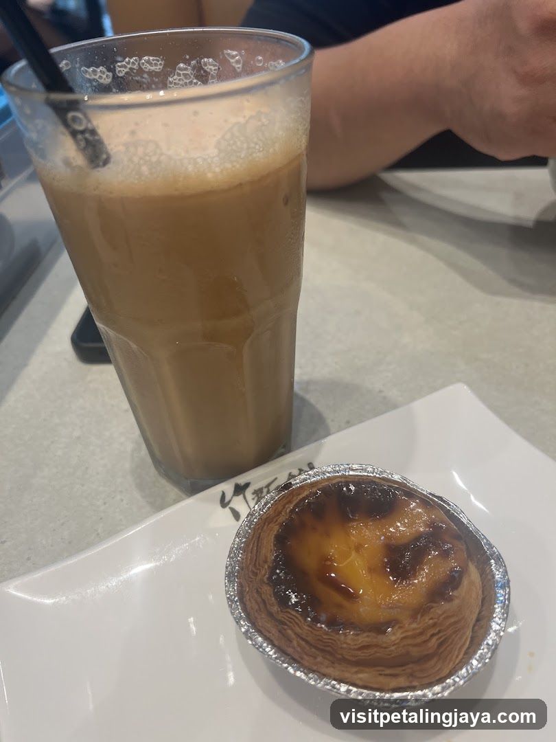 Egg Tart and Drink