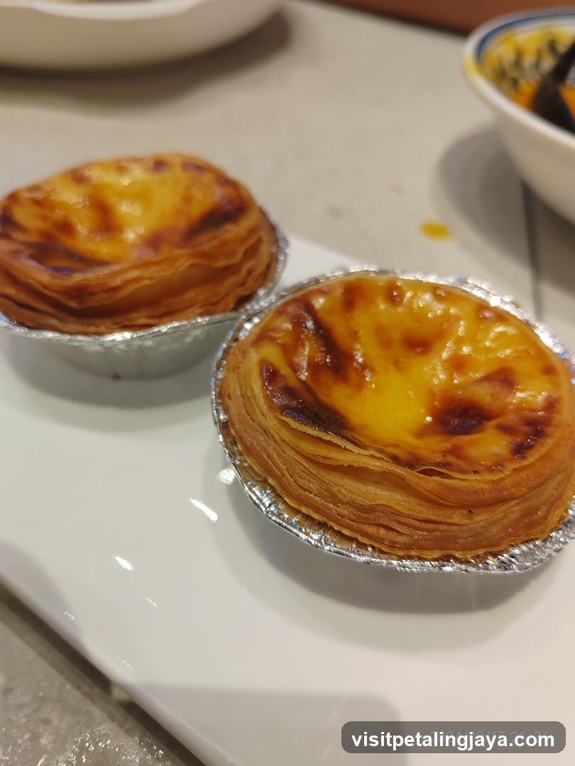 Two Portuguese Custard Tarts