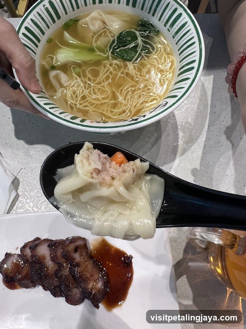 Wonton Noodle Soup and Char Siu