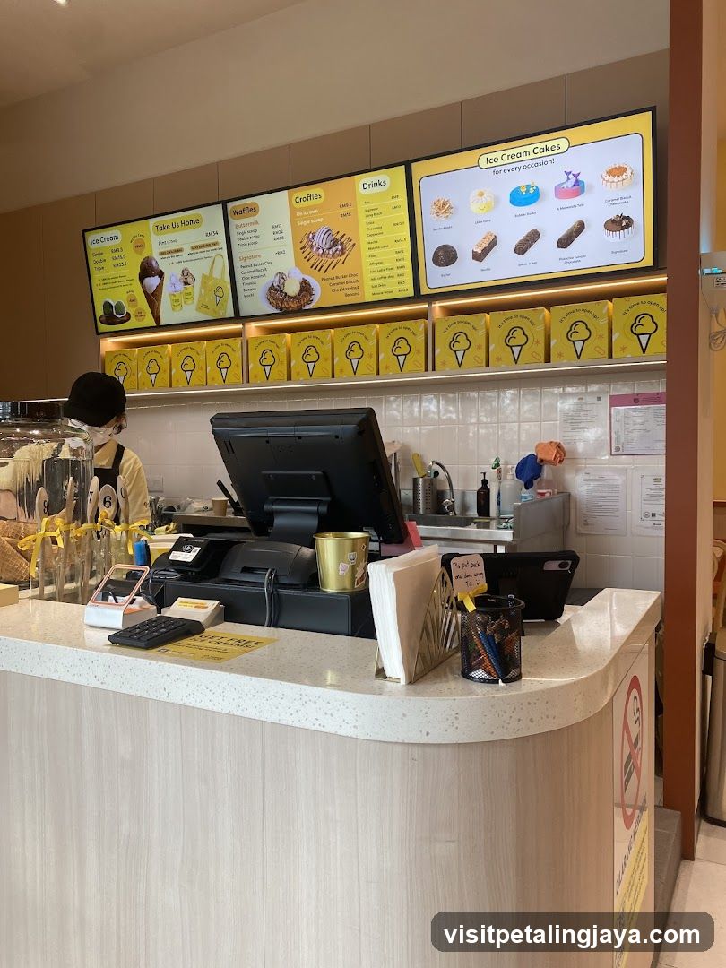 Ice Cream Shop Counter