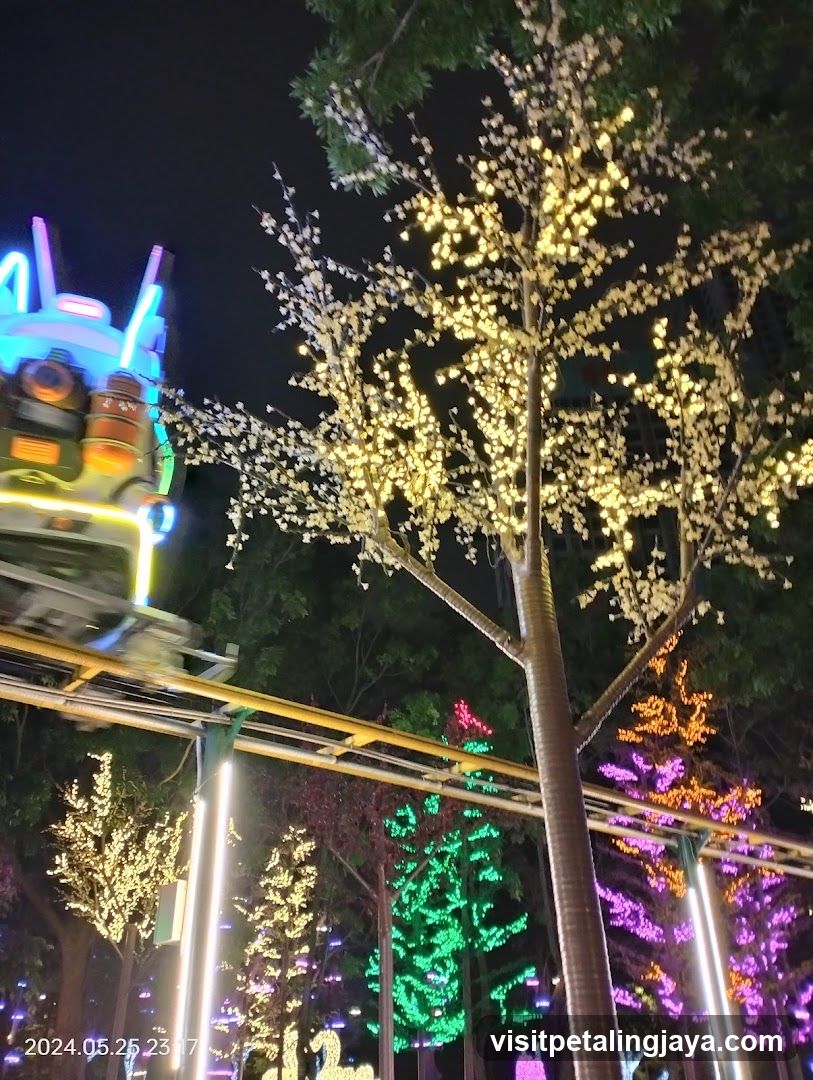 Amusement Park at Night