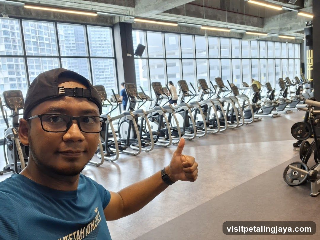 Gym Interior with Cardio Equipment