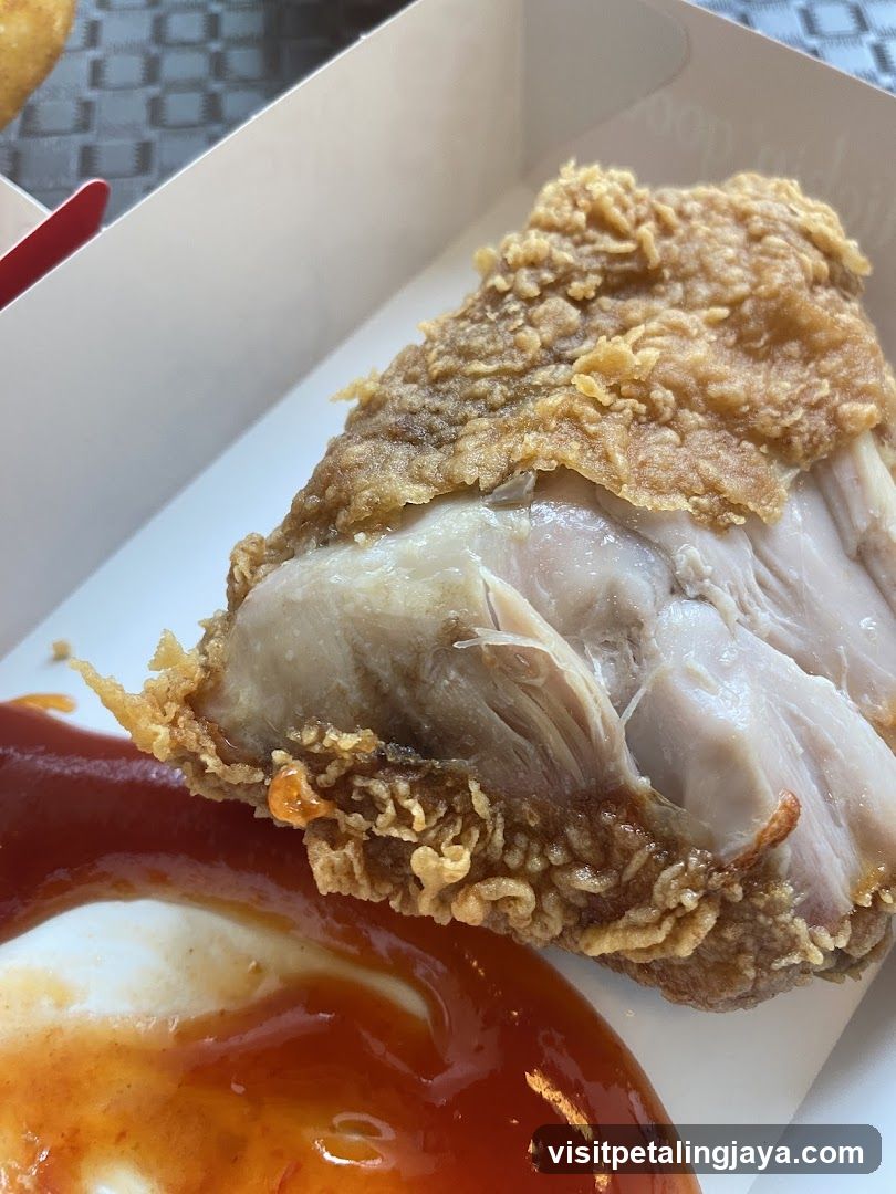 Fried Chicken Piece with Sauce