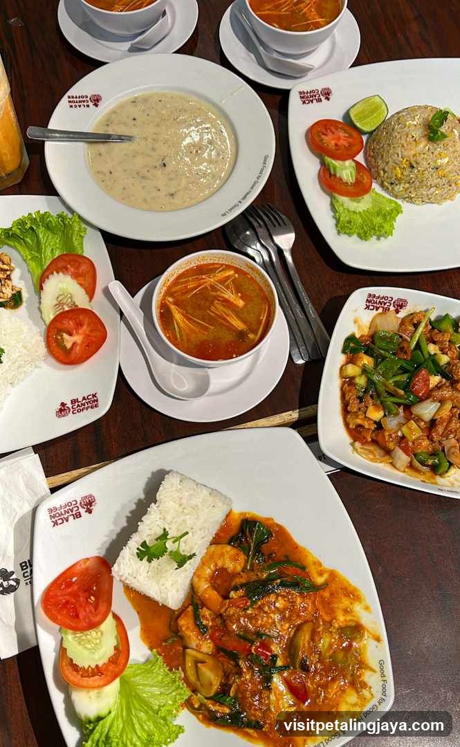 Assortment of Thai Dishes