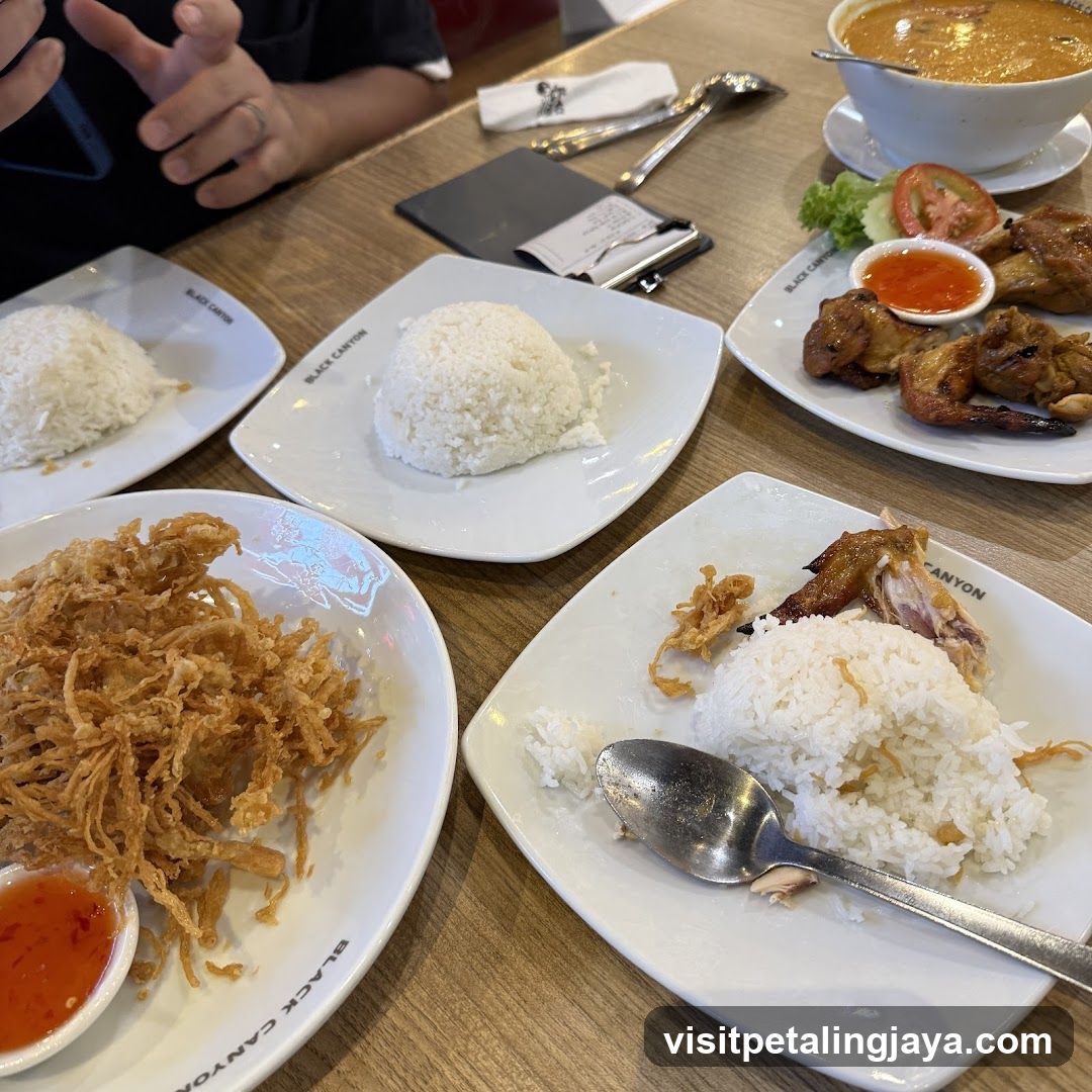 Meal at Black Canyon